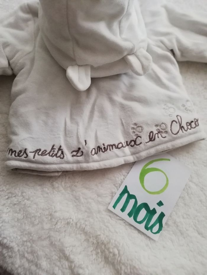 Veste à capuche garçon 6 mois petit kimbaloo - photo numéro 4
