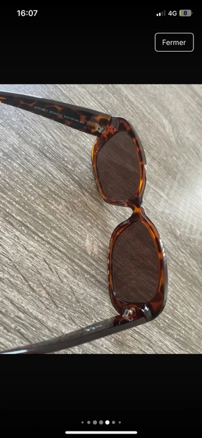 Superbe lot de 2 paires de lunettes de soleil fantaisie neuves - photo numéro 5