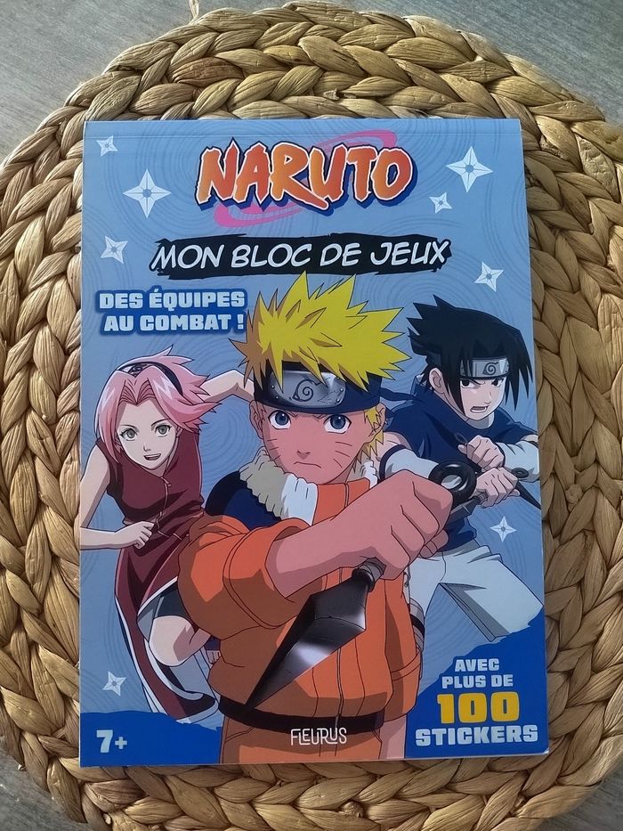 Bloc de jeux Naruto – Stickers Des équipes au combat  – À partir de 7 ans - photo numéro 2