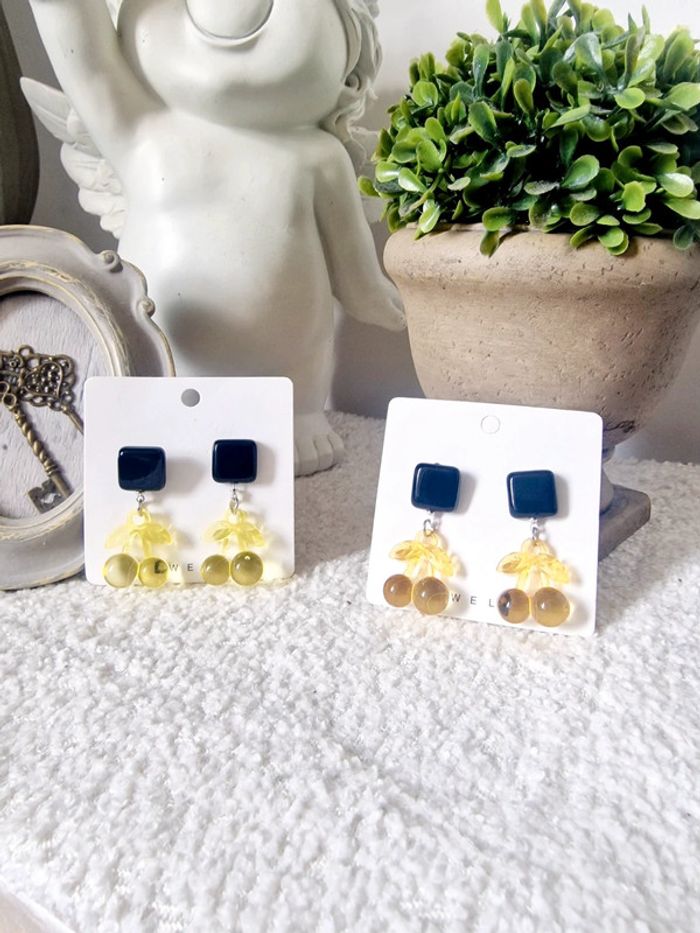 Lot boucles d'oreilles cerises 🍒
