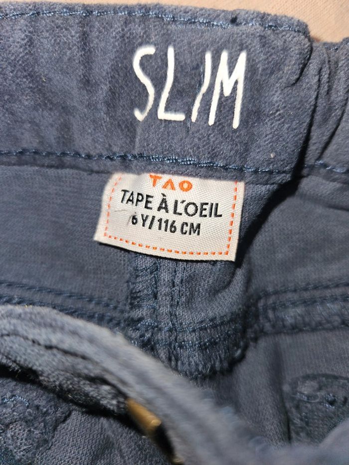 Pantalon slim fille 6 ans - photo numéro 3
