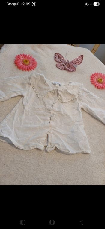 Chemise bébé taille 9 mois