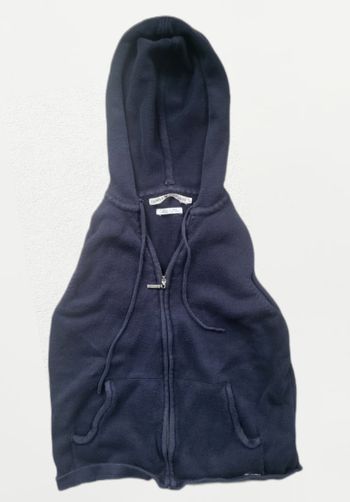 🧥 Sweat à capuche zippé Tommy Hilfiger femme – Bleu marine – Taille M