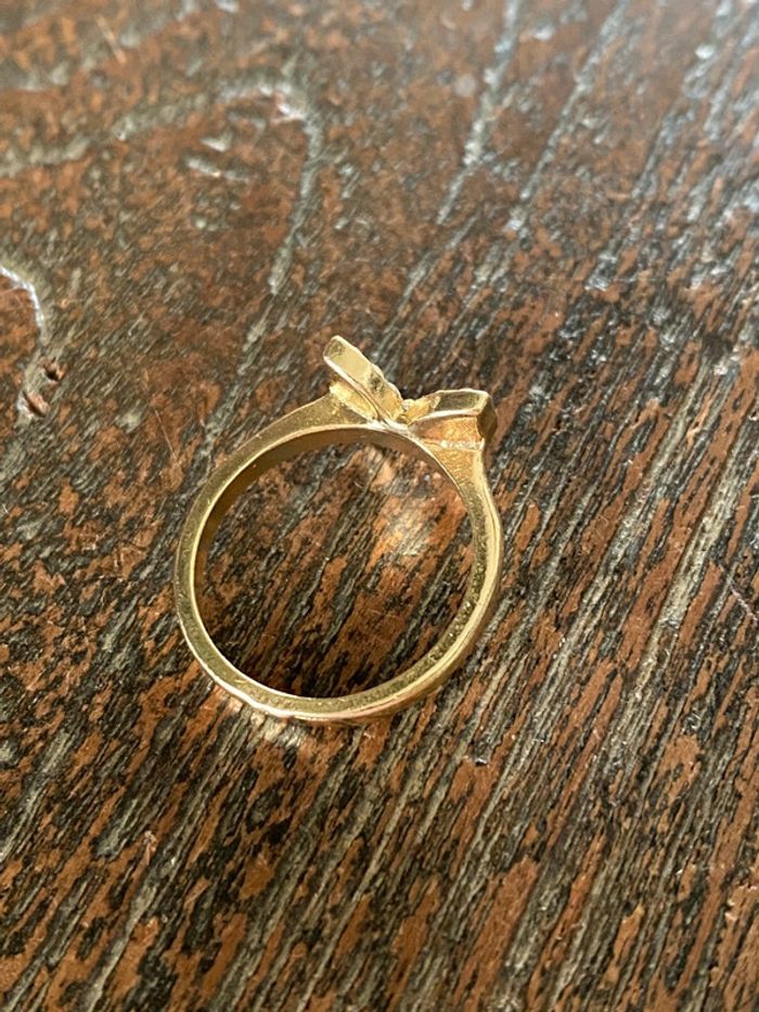 Magnifique bague papillon et strass, taille 52 - photo numéro 6