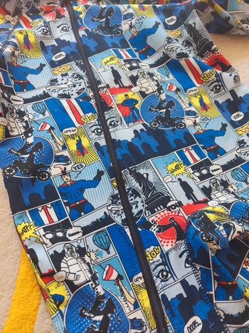 Combinaison de pluie iELM softshell superman super-héros 92 cm 2-3 ans
