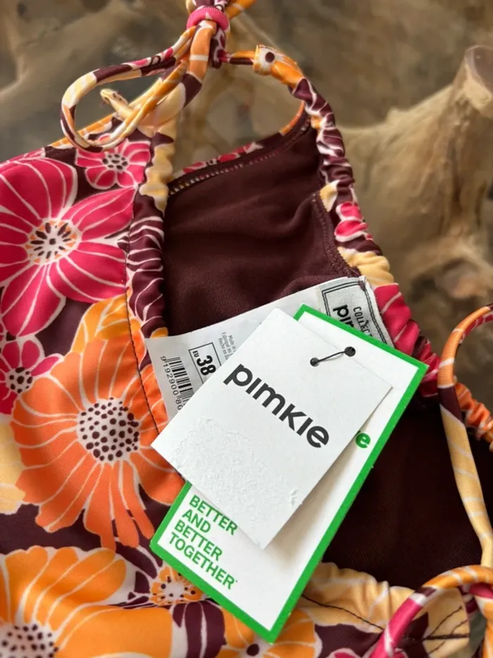Bas de maillot de bain Pimkie fleurs - photo numéro 4
