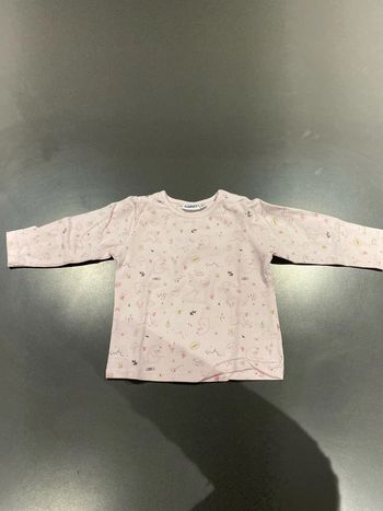 T-shirt manches longues noukie’s 12 mois
