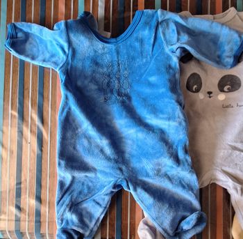 3 pyjamas bébé 1 mois