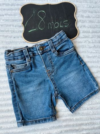 Bermuda jean Gemo 18 mois