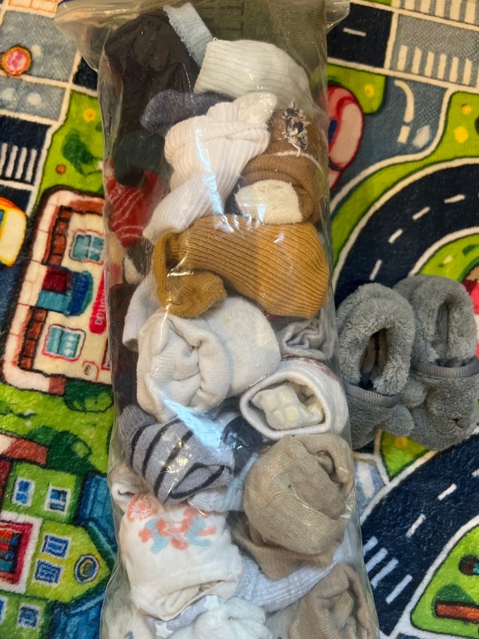 Lot chaussettes chaussons - photo numéro 4