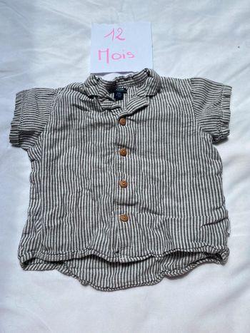 Chemise taille 12 mois