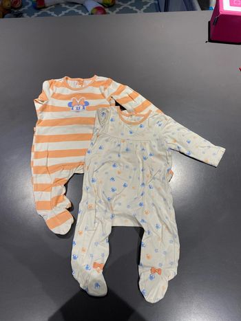 Lot de 2 pyjamas Disney baby orchestra 12 mois