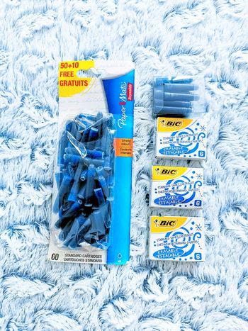 Lot de cartouches bleues et noires 🖤