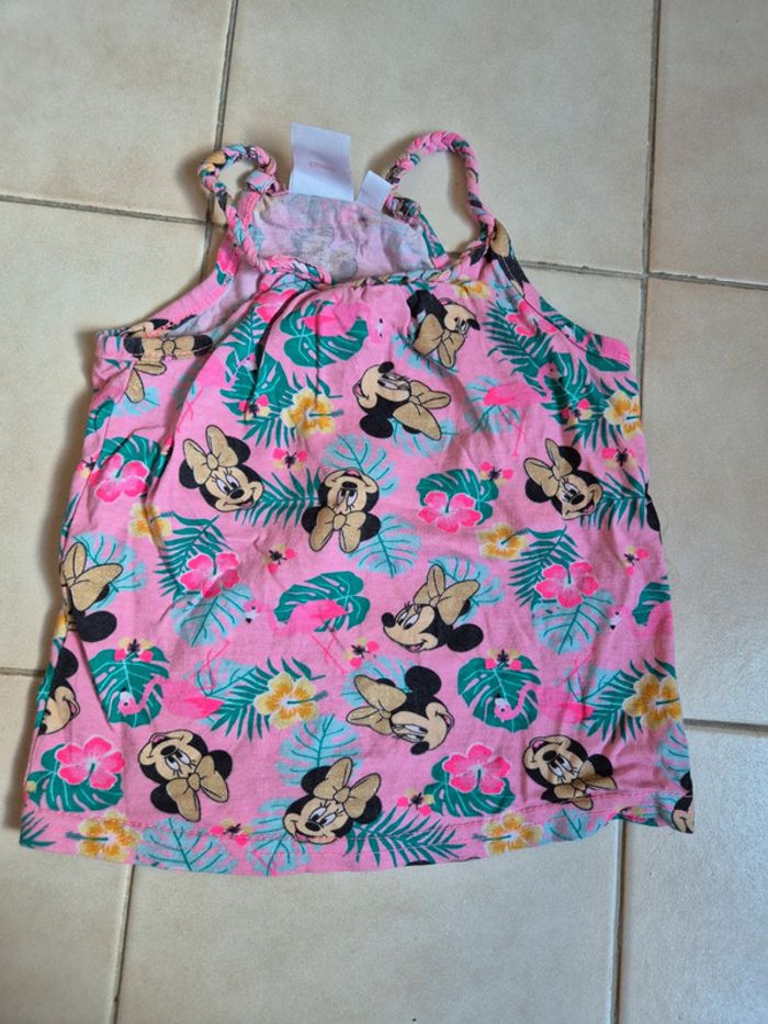 Lot 5 t-shirt manche courte fille 24 mois - photo numéro 6