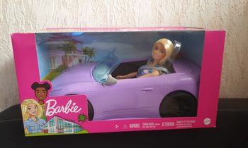 BARBIE ET SA DÉCAPOTABLE MATTEL