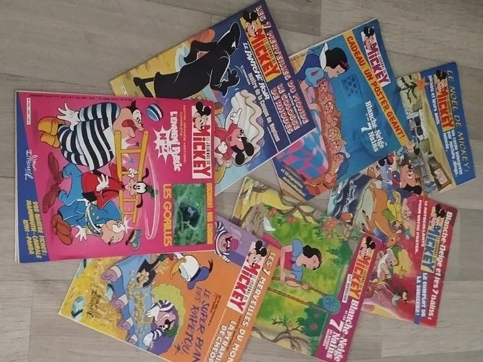 Lot Vintage 7 magazines Journal de Mickey année 1983 L059  7595020317 - photo numéro 2