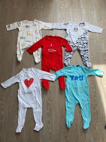 Lot de 5 pyjamas