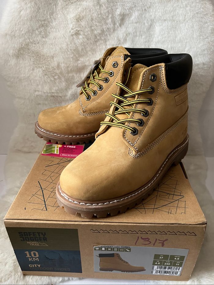 Bottines de randonnée Safety Jogger camel, Mixtes pointure 37