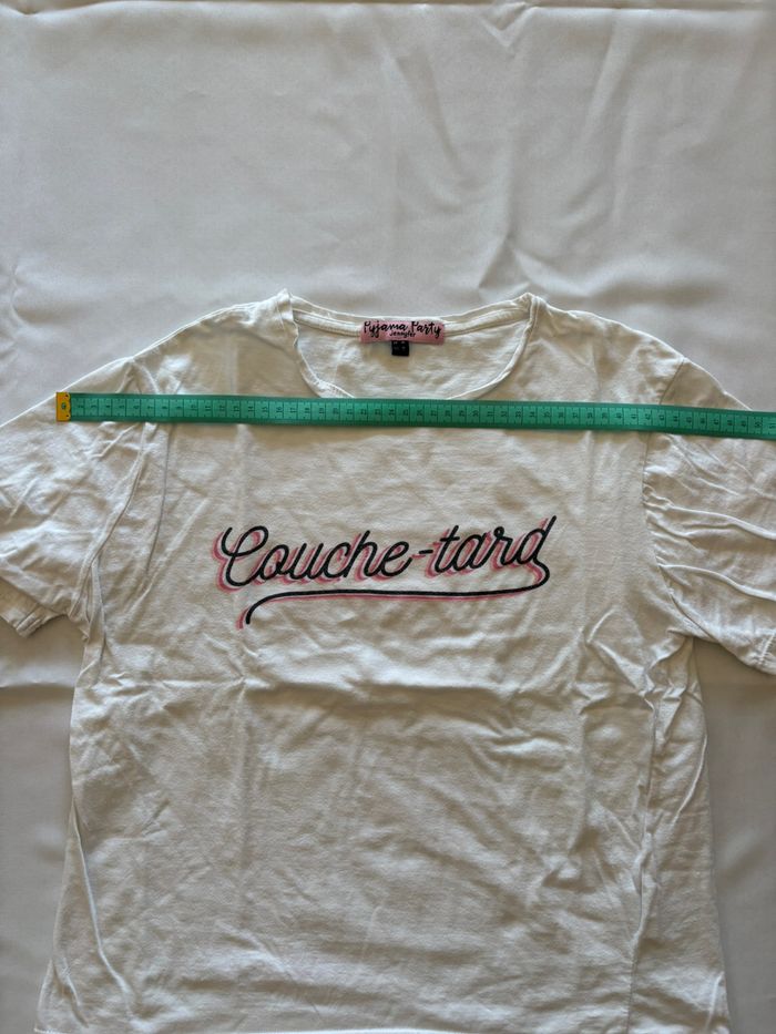 Ensemble pyjama t-shirt blanc et short à carreaux - Jennyfer - M/38 - photo numéro 8