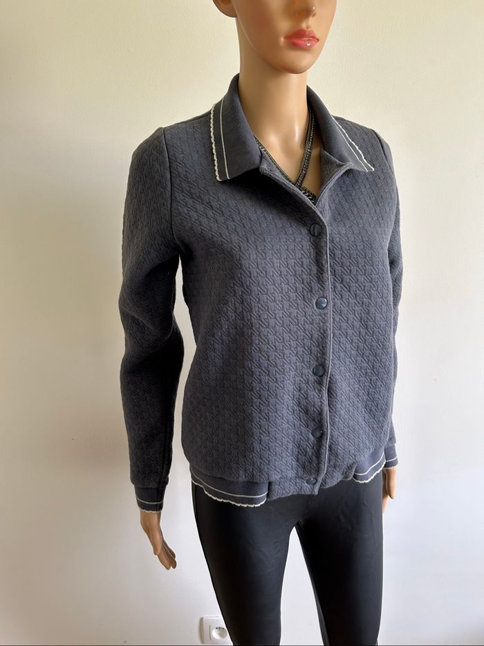 Veste grise bleutée Princesse Tam Tam taille 2 TBE - photo numéro 2