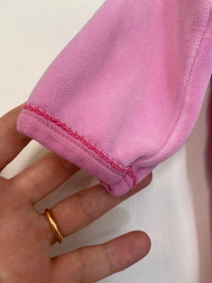 Pyjama à pieds velours rose Petit Bateau 18 mois - photo numéro 5
