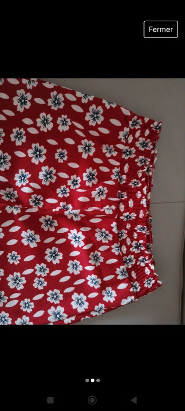 Pantalon fluide rouge 5 ans - photo numéro 2