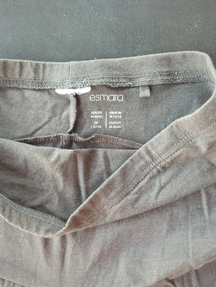 Lot 2 legging grossesse gris L - photo numéro 4
