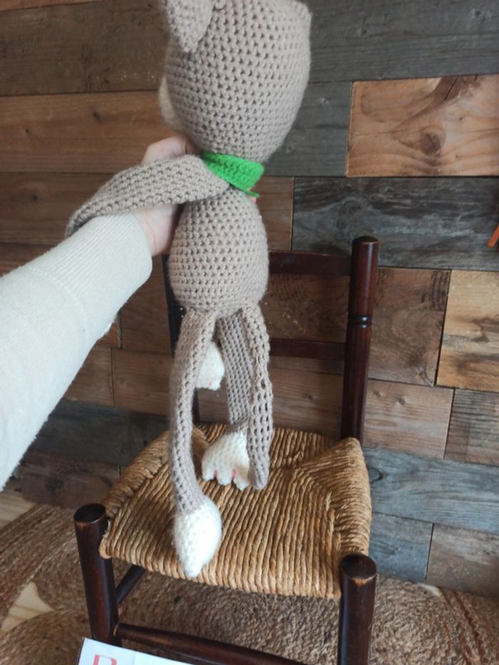 peluche chat crochet fait main tbe - photo numéro 4