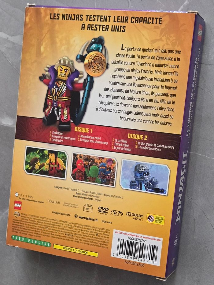 Lego Ninjago Le Tournoi des Éléments (Saison 4) Dvd d'occasion en très bon état - photo numéro 8