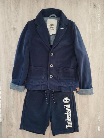 Ensemble garçon Timberland blazer et short 4ans