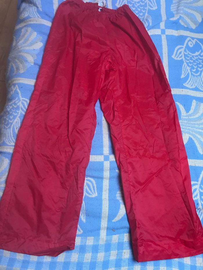 Pantalon de pluie taille S rouge Guy Xsar