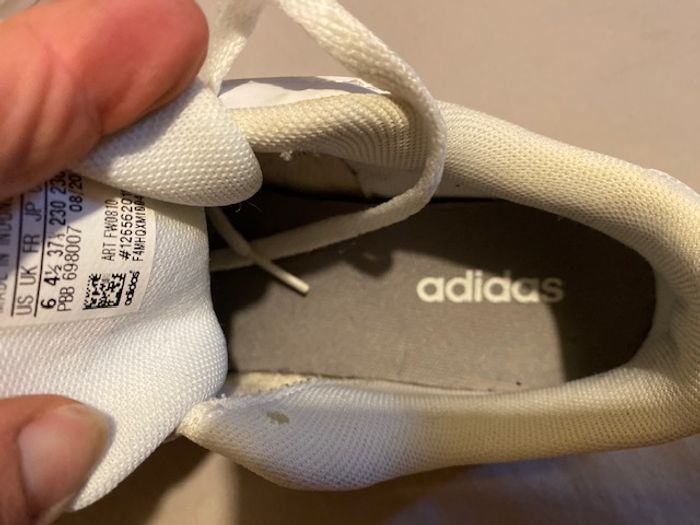 Basket Adidas blanche et rose - photo numéro 6