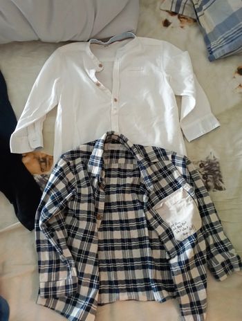 Lot de 2 chemise manches longues enfants garçons