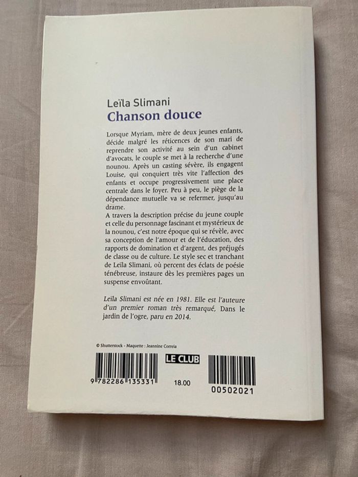 Livre chanson douce - photo numéro 2
