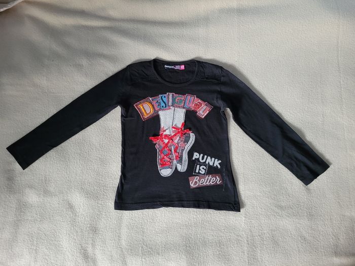 T-shirt manches longues Desigual 8 ans - photo numéro 2