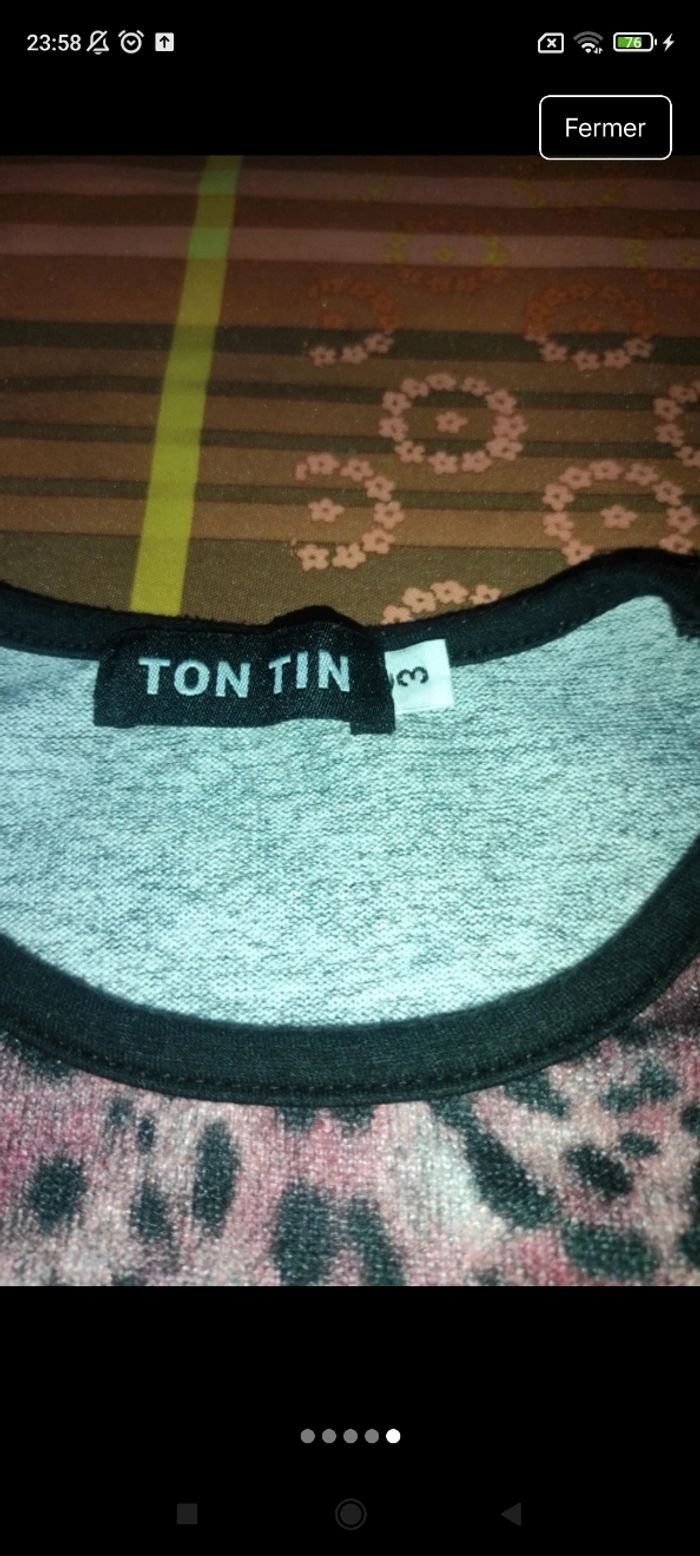 Très belle tunique fille e31 - photo numéro 3