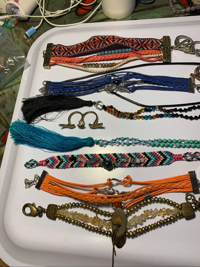 Gros lot bijoux style bohème ( lire descriptif) - photo numéro 2