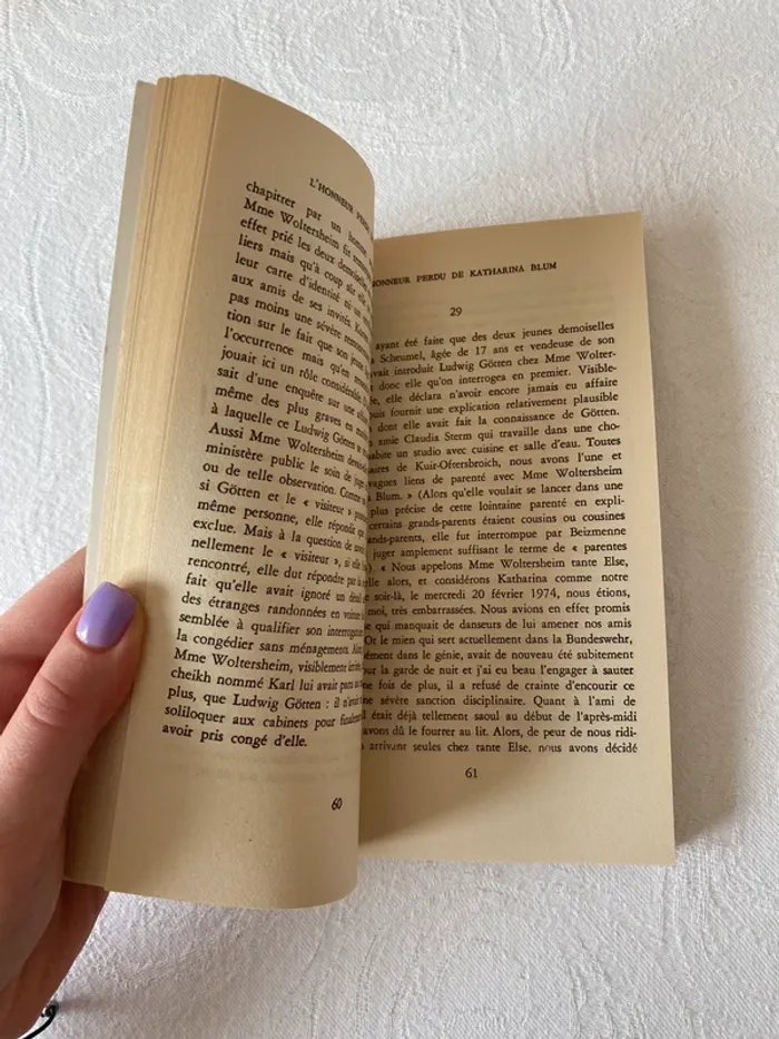Livre « L’honneur perdu de Katharina Blum » Heinrich Böll - photo numéro 3