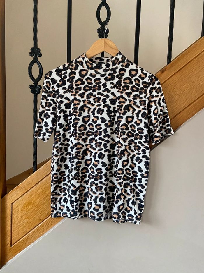 Pull imprimé léopard