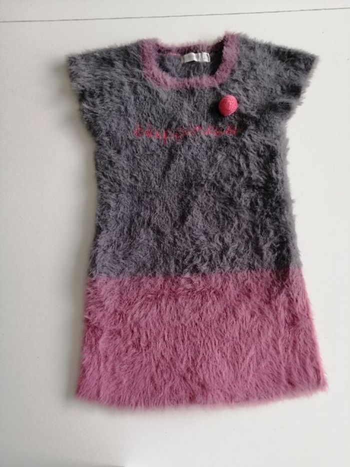 Robe pull manche courte