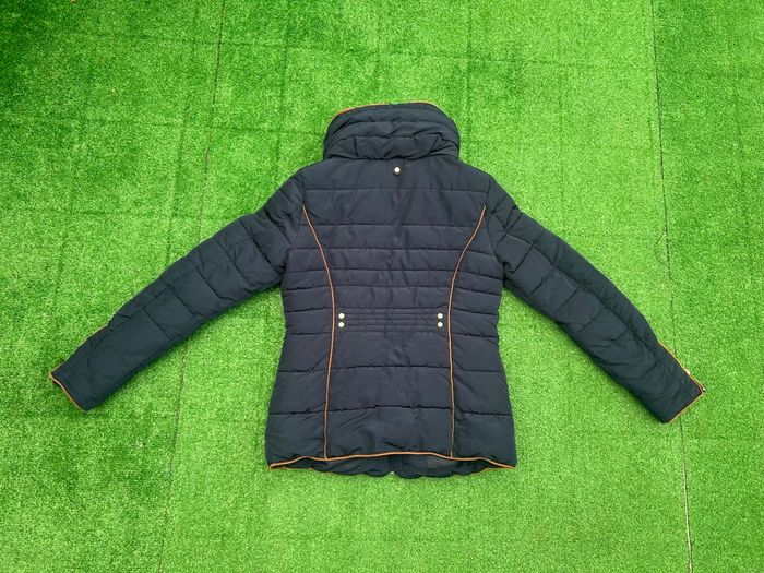 Doudoune Pimkie marine capuche fourrure taille S - photo numéro 8