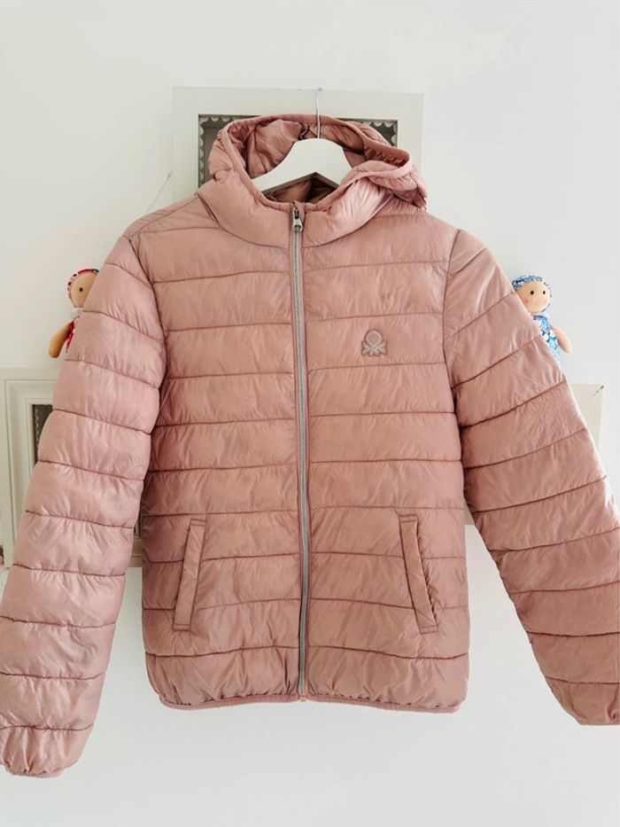 Doudoune légère rose