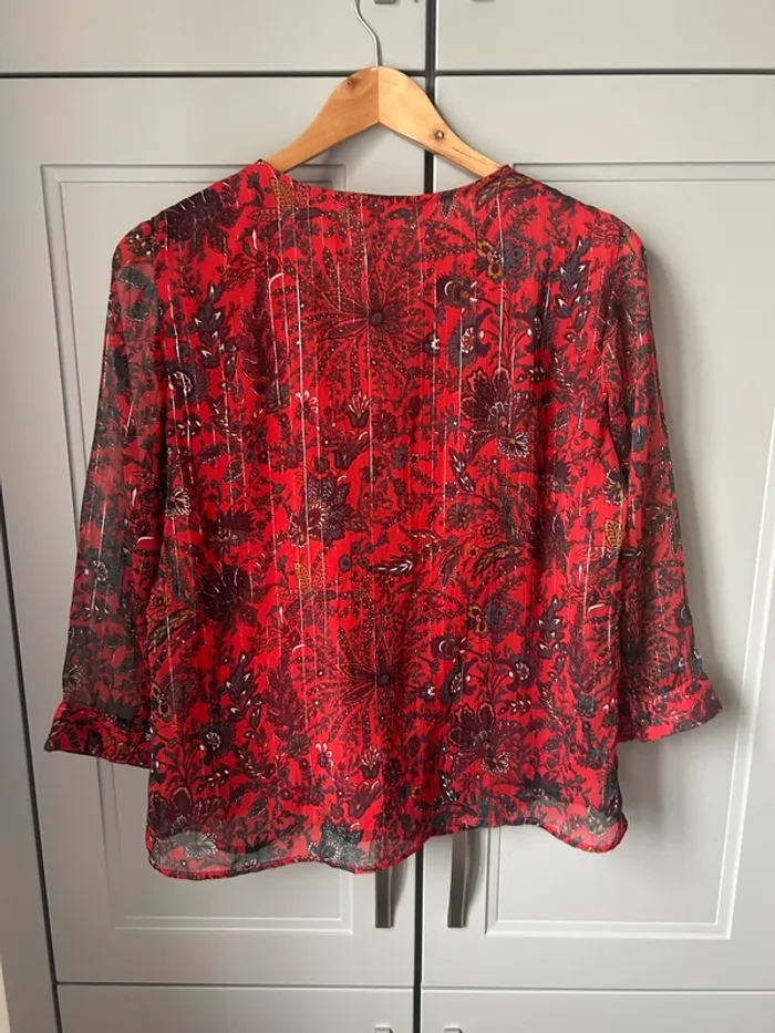 Blouse chemise fleurie Vero Moda - photo numéro 3