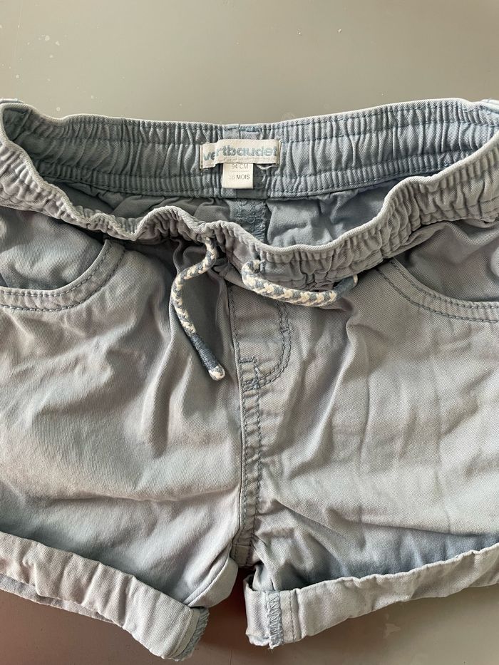 Short garçon Vert Baudet T 3 ans bleu - photo numéro 2