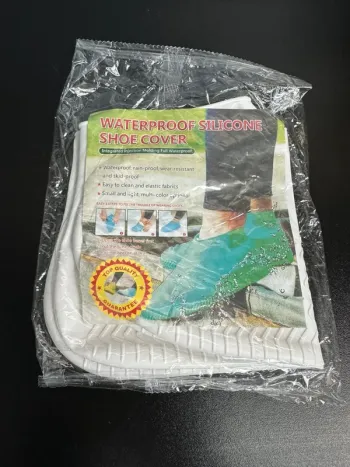 Protège chaussures silicone blanc neuf taille L