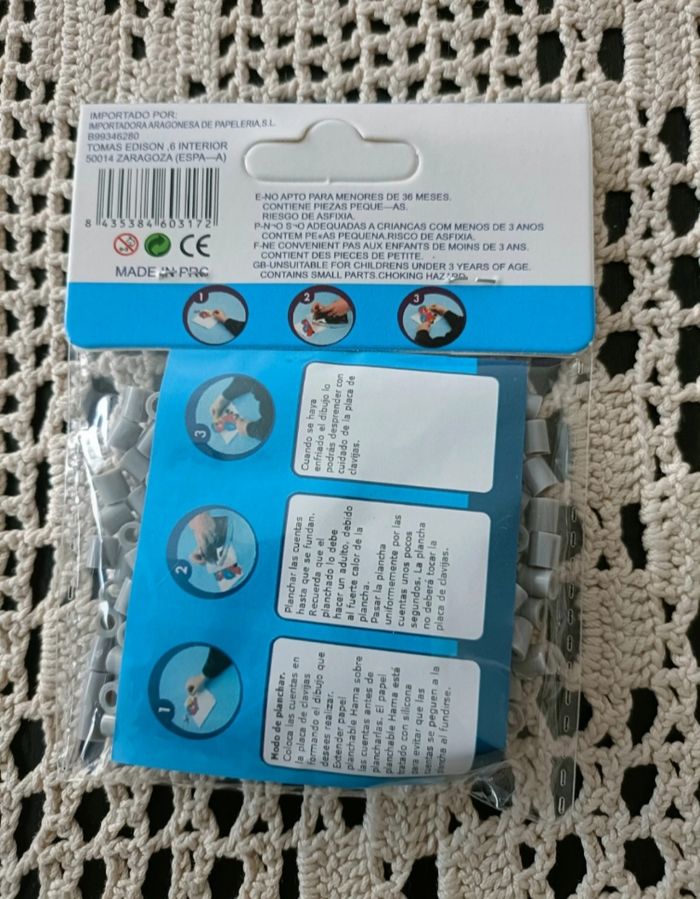 1000 perles à repasser grises - photo numéro 3