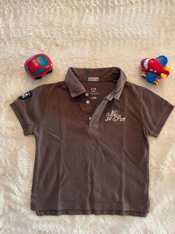 Polo trop chou marron 5 ans