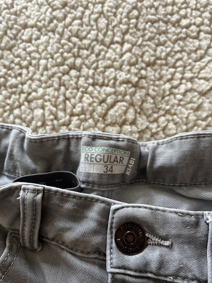 Short en jean gris - photo numéro 4