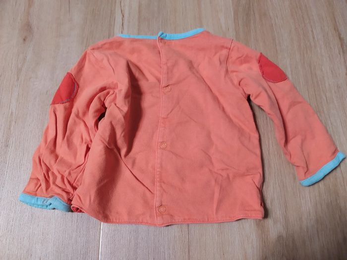 T-shirt orchestra mouton 12 mois orange - photo numéro 4