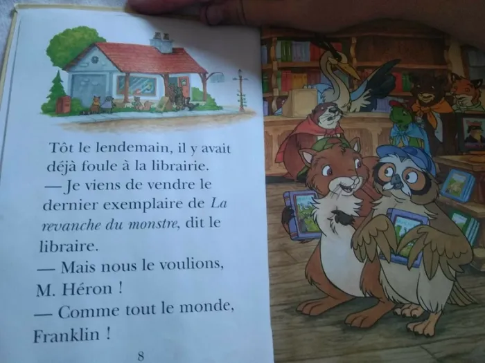 Livre Franklin lit une histoire - photo numéro 2